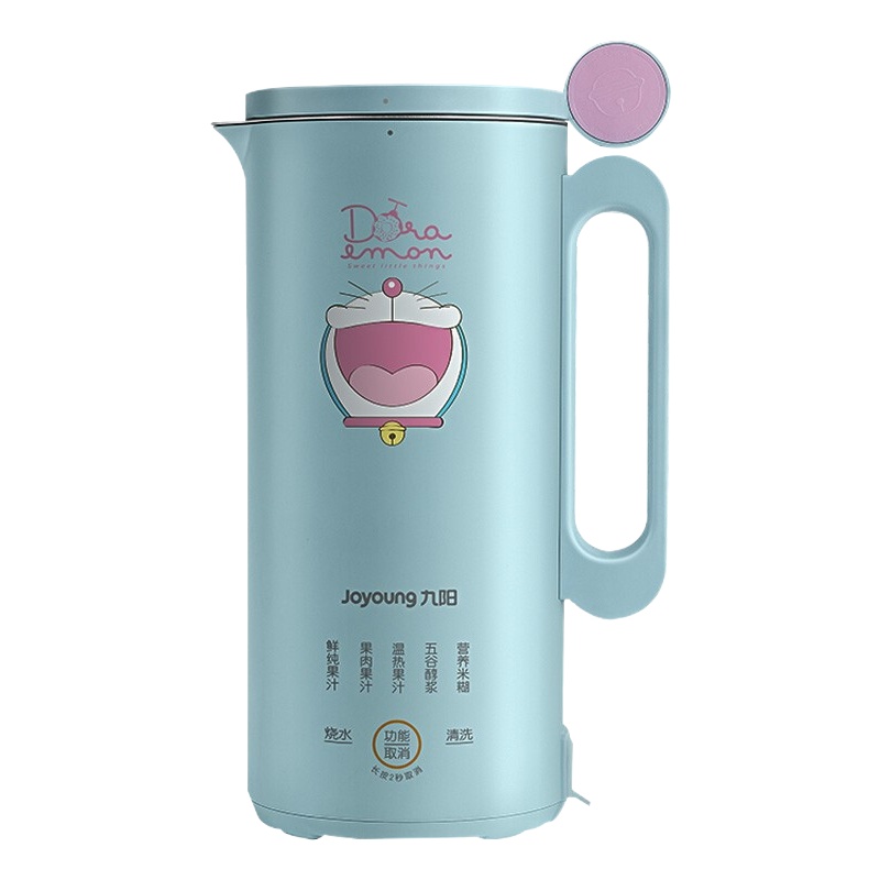 九阳 (Joyoung) 家用多功能辅食机迷你豆浆机破壁机五谷浆料理机榨汁机杯研磨机营养米糊L4-L971XD 哆啦A梦