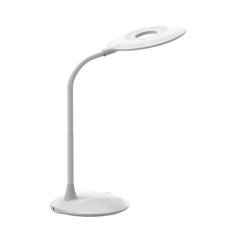 音旋风办公宿舍学习护眼三色可调国A级智能灯简约多角度调节智能语音控制台灯