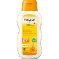 德国进口 维蕾德(WELEDA) 金盏花婴幼儿抚触按摩油 无香型 200ml/瓶 护肤油