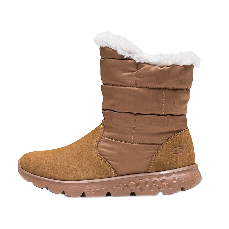 SKECHERS斯凯奇On-The-Go女士轻质毛里短靴6666011