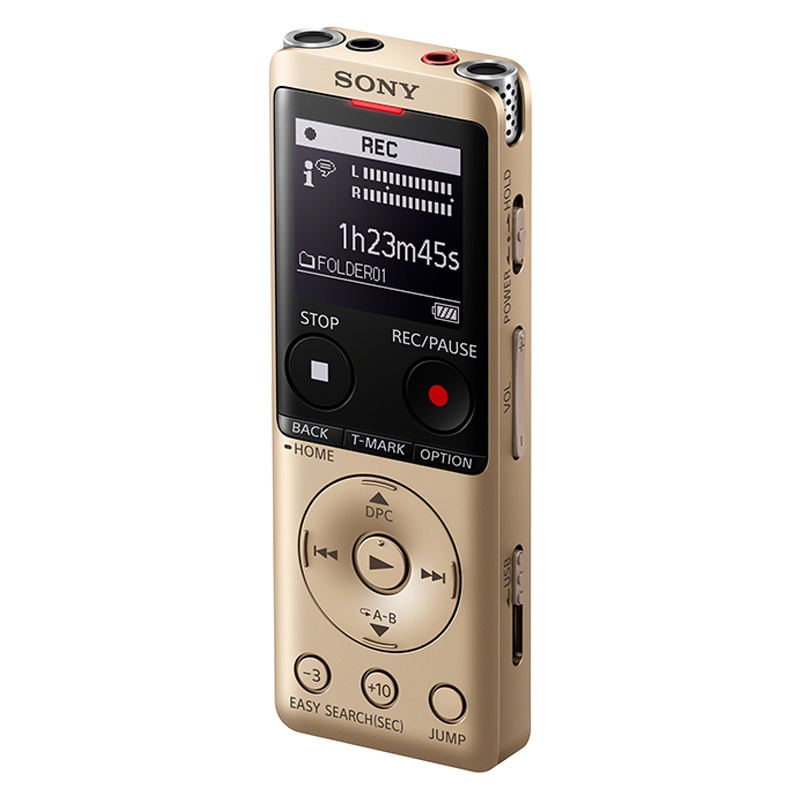 SONY索尼数码录音笔 UX570 智能降噪 高品质录音 4G 金色