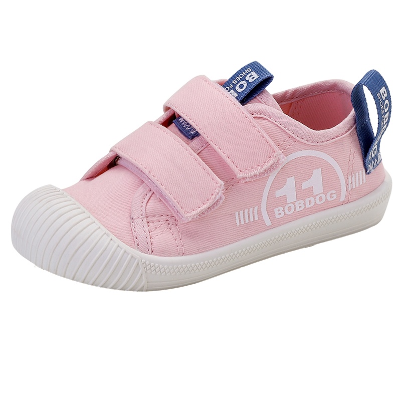 巴布豆童鞋儿童帆布鞋2020春季新款宝宝布鞋男童女童休闲鞋小童鞋