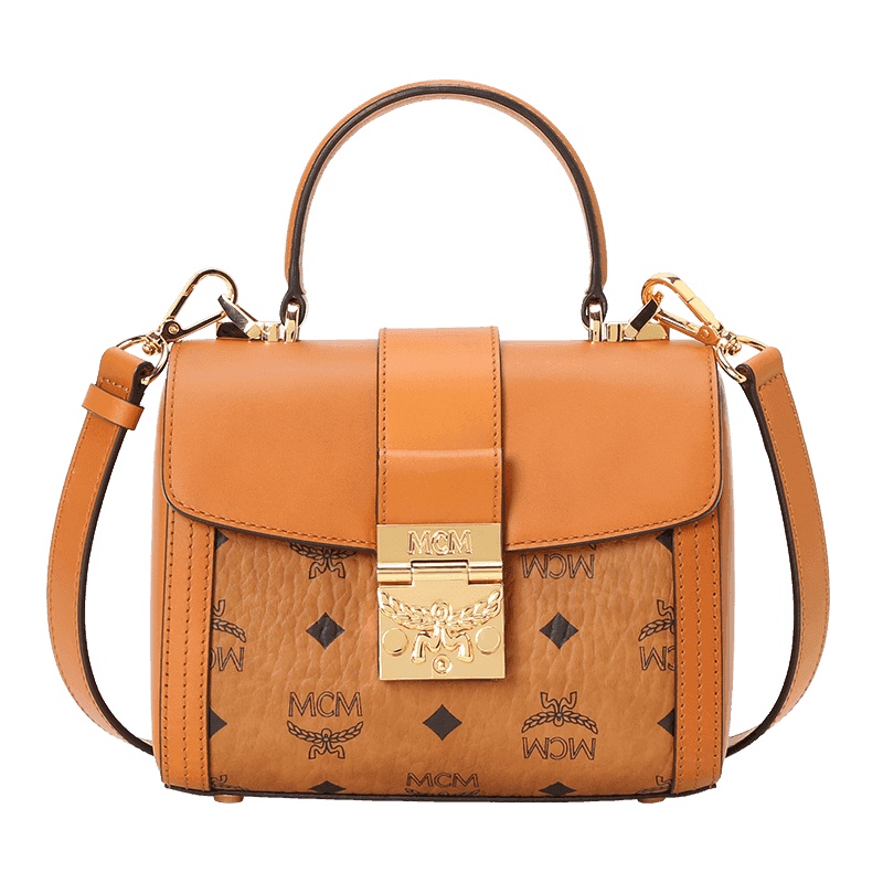 MCM TONI 老花款 手提包 MWEBSXT02