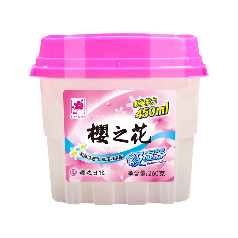 樱之花 衣柜除湿干燥剂 衣物芳香吸水吸潮吸湿盒(不可重复使用) 260g/盒