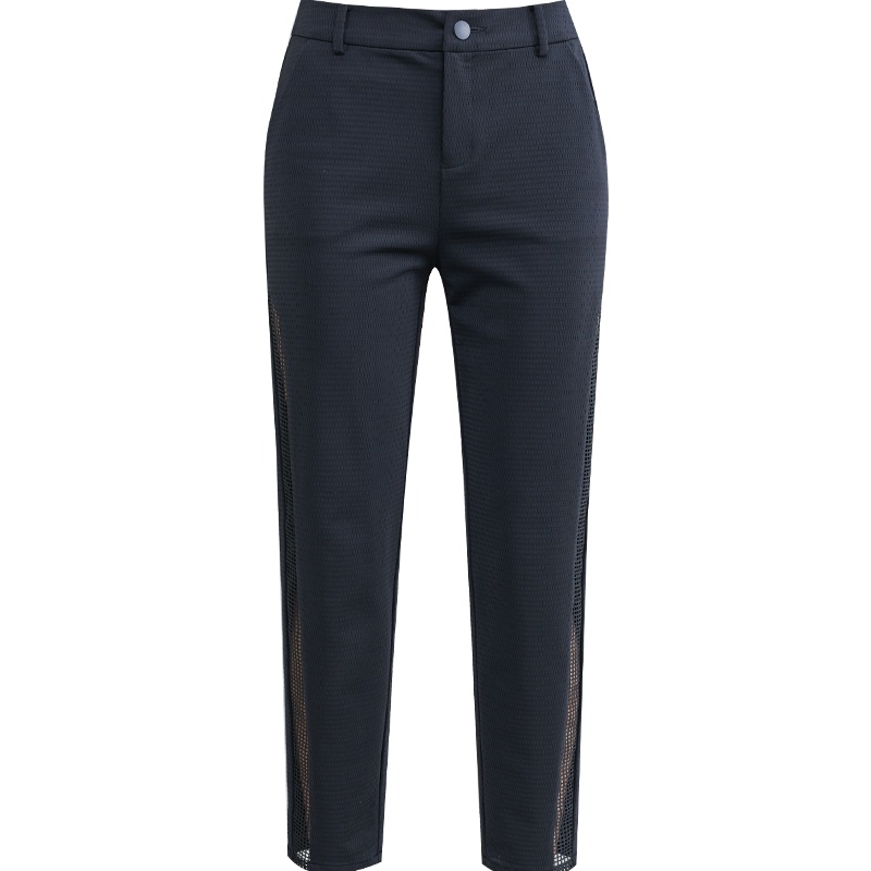 娅丽达女裤2019夏季黑色哈伦裤女宽松显瘦九分休闲薄款老爹裤子I2018