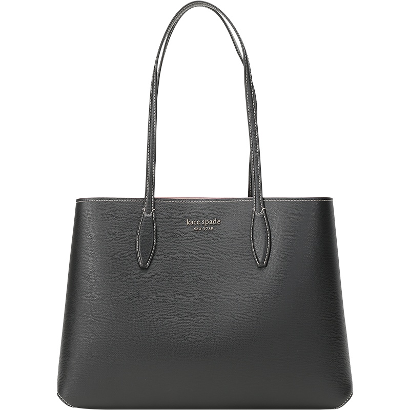凯特·丝蓓 Kate Spade 奢侈品 女士剖层牛皮革手提单肩包托特包子母包大号 PXR00297