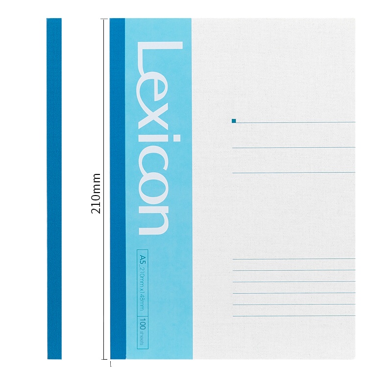 得力 (deli)无线装订本7655 A5/100页 单本装(起订量不足10本不发货)