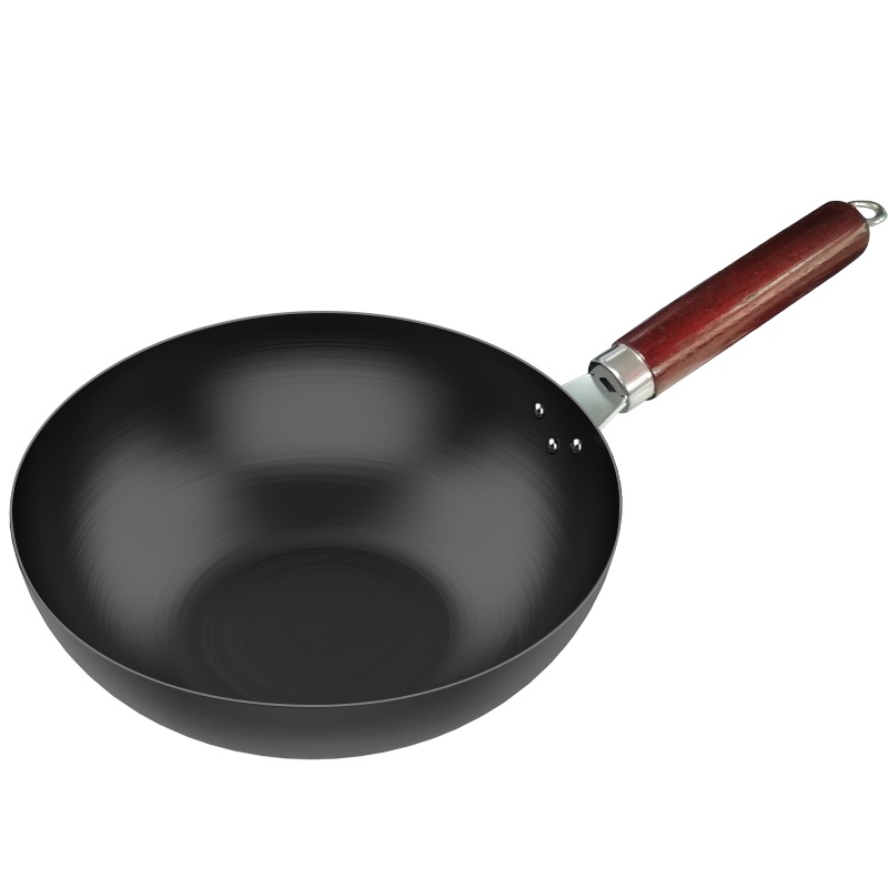 [精品推荐]利仁(Liven)32cm大口径精铁炒锅健康安心无涂层不粘锅铁锅燃煤气灶电磁炉通用 JT-C3210