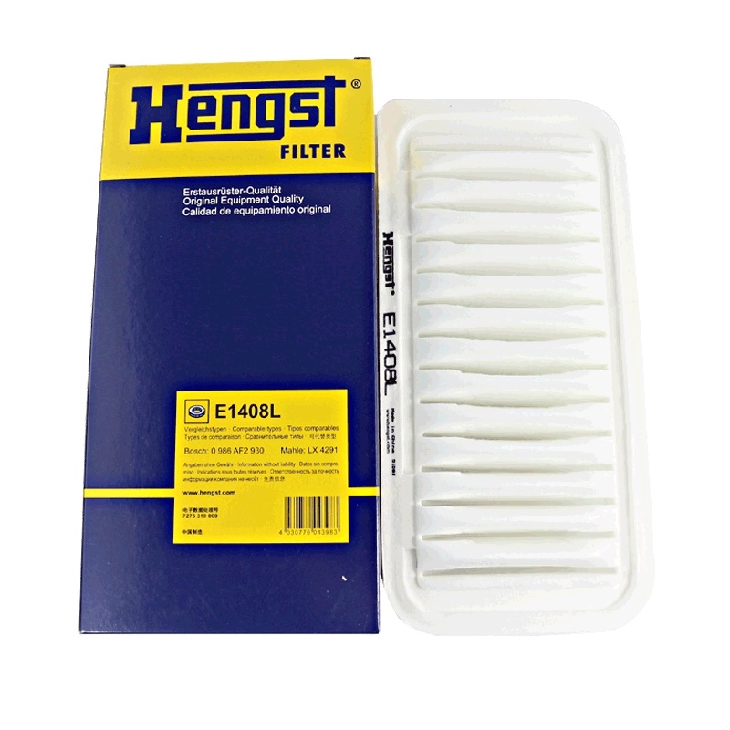 汉格斯特(hengst)空气滤清器E1408L适用于炫丽1.5L,酷熊