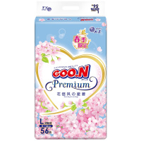 (春季款)大王(GOO.N)环贴式纸尿裤/尿不湿花信风系列大号L56片