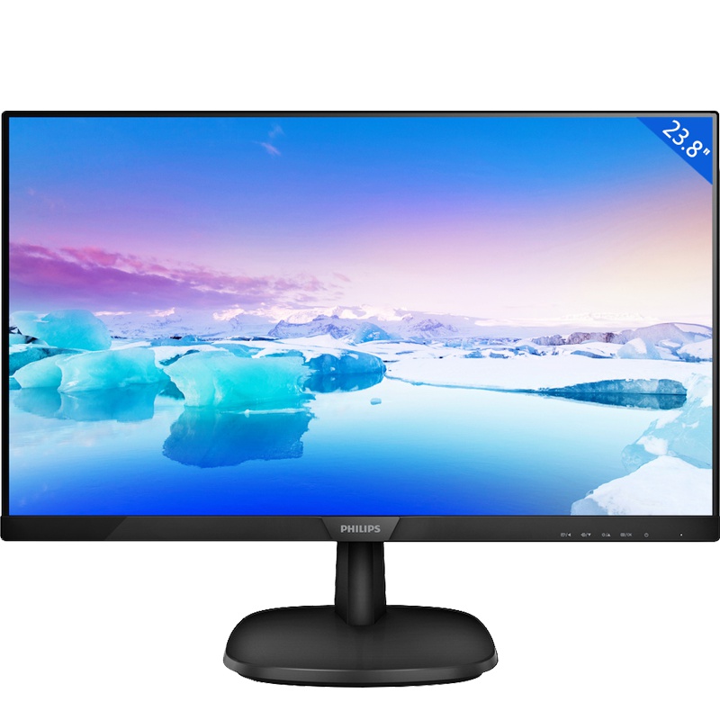 飞利浦(PHILIPS) 21.5/22英寸黑色高清宽屏办公家用液晶电脑显示器223V5LSB2
