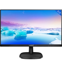 飞利浦(PHILIPS) 21.5/22英寸黑色高清宽屏办公家用液晶电脑显示器223V5LSB2