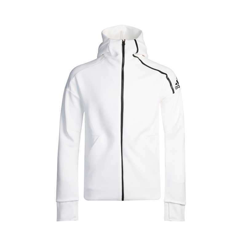 阿迪达斯(Adidas)男士连帽常规型运动服外套 CY9903