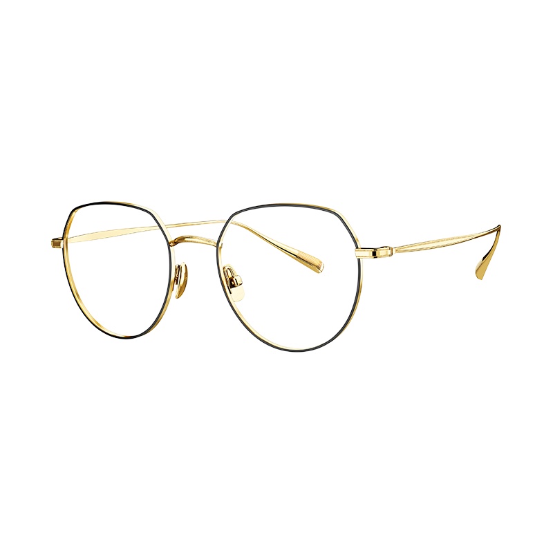 暴龙近视眼镜可配度数素颜眼镜女小脸不规则纯钛超轻眼镜框BJ1369