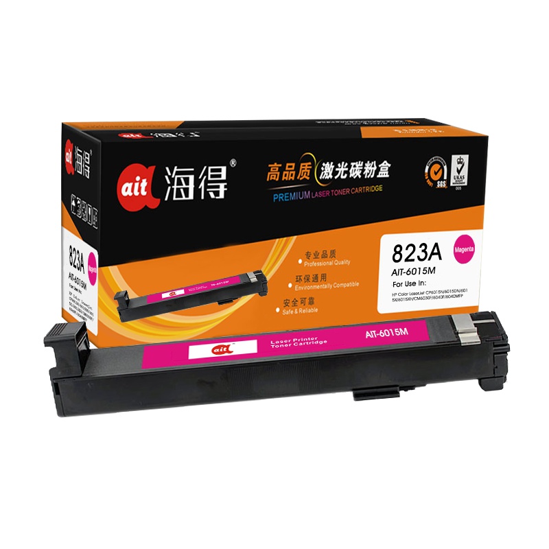 Ait海得 CB383A粉盒 专业版 AIT-6015M红色 hp823A 适用惠普HP 6012 6015 CM603