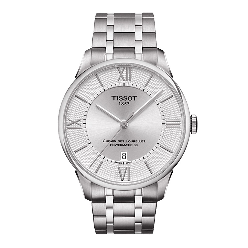 Tissot天梭杜鲁尔系列钢带男士自动机械表T099.407.11.038.00