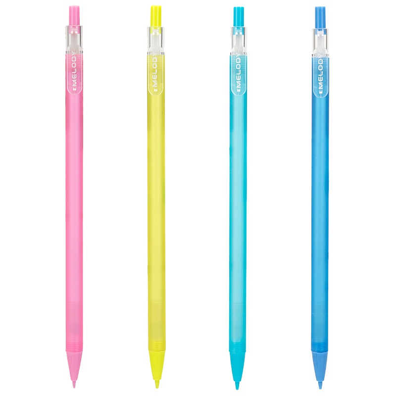 得力(deli)S329自动铅笔12支/盒 0.5mm 按动铅笔 小学生儿童用写不易断芯铅笔笔尖带伸缩功能