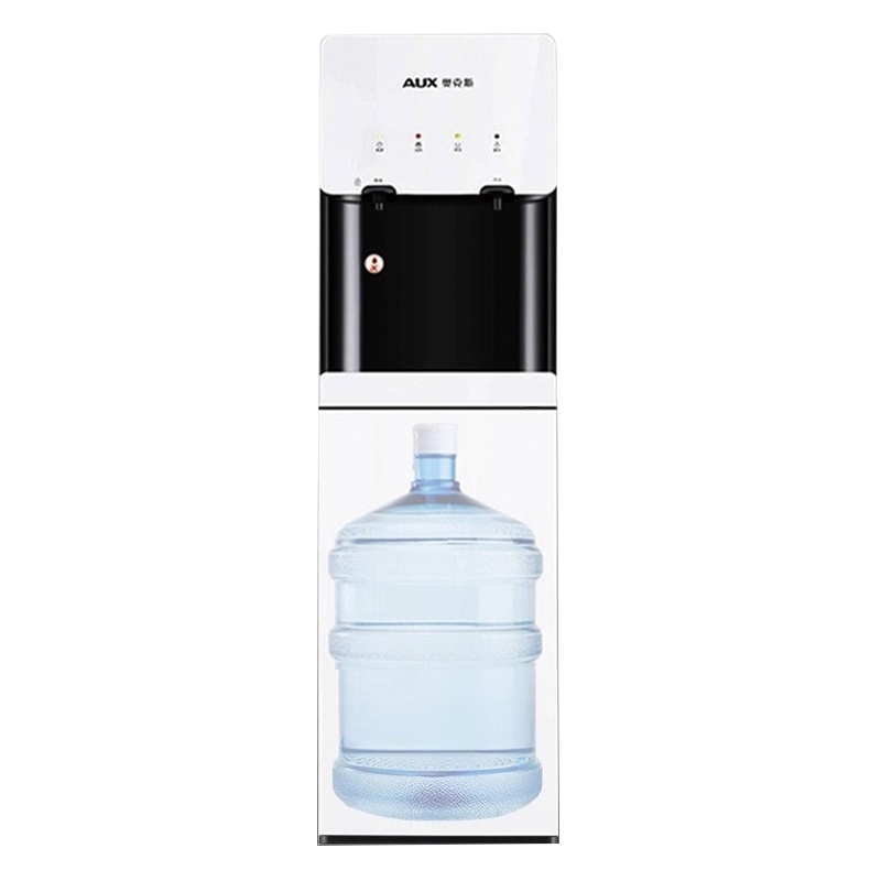 奥克斯/AUX 立式加高饮水机 YR-5-X-4 双出水口温热即饮水机 童锁 下置水桶 两用自动茶吧桶装水净水管线机