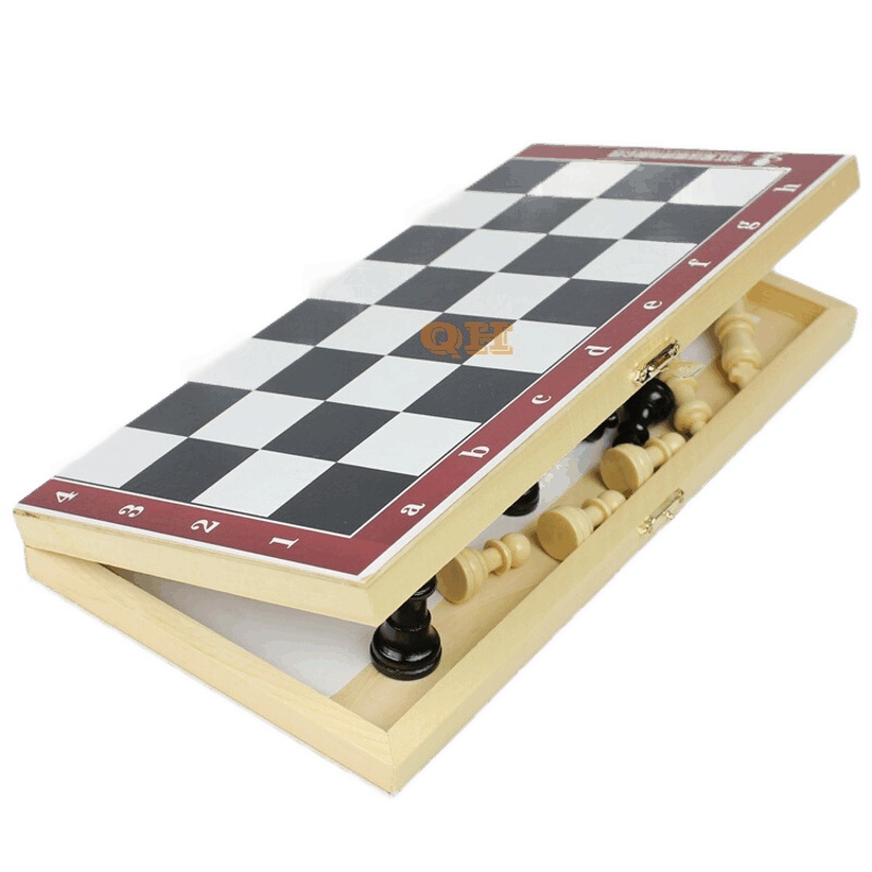 国际象棋实木套装便携可折叠式学生比赛AK-102