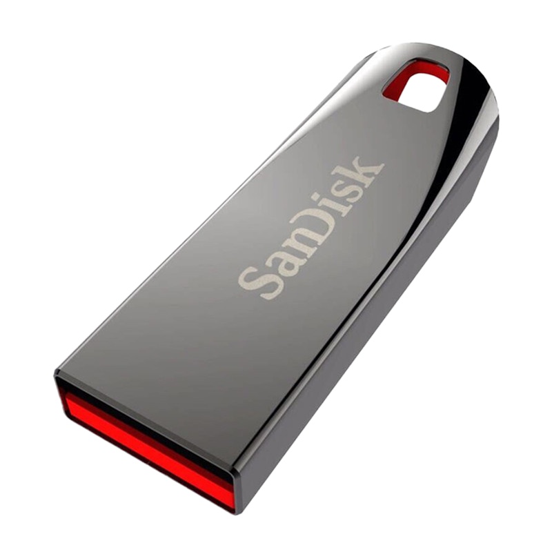 闪迪(SanDisk)酷晶CZ71-64GB U盘金属车载优盘加密防水USB2.0闪存盘学生u盘个性定制激光刻字银色