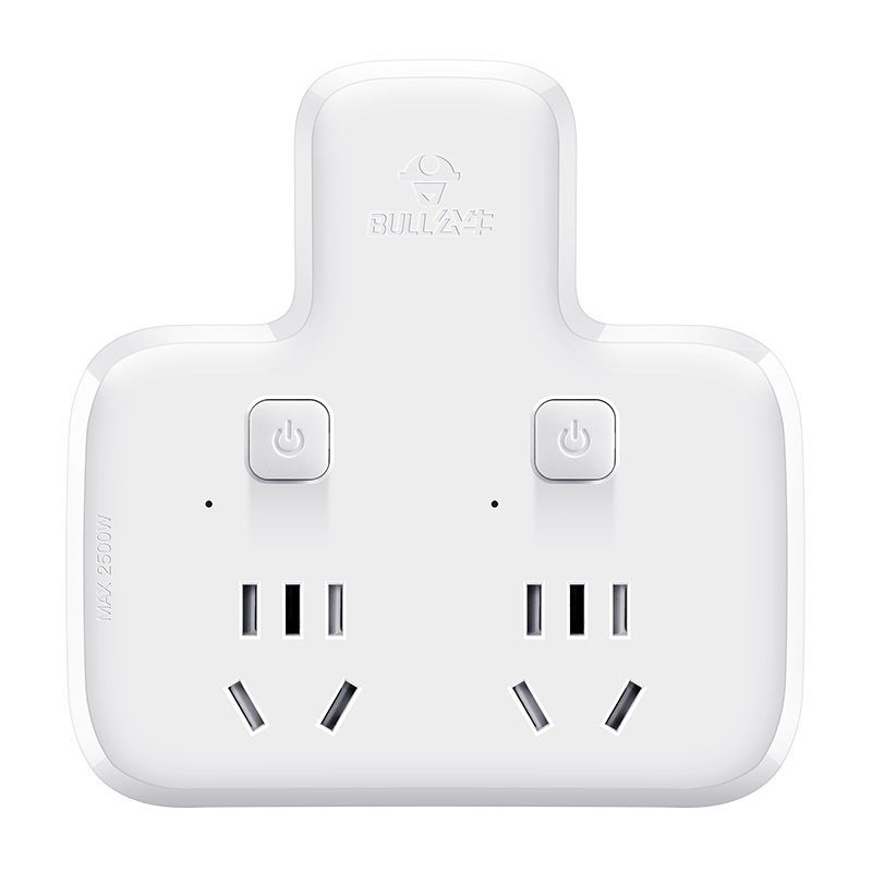 公牛(BULL)GN-96023 品字型 一转二分控无线插座/转换插头/电源转换器