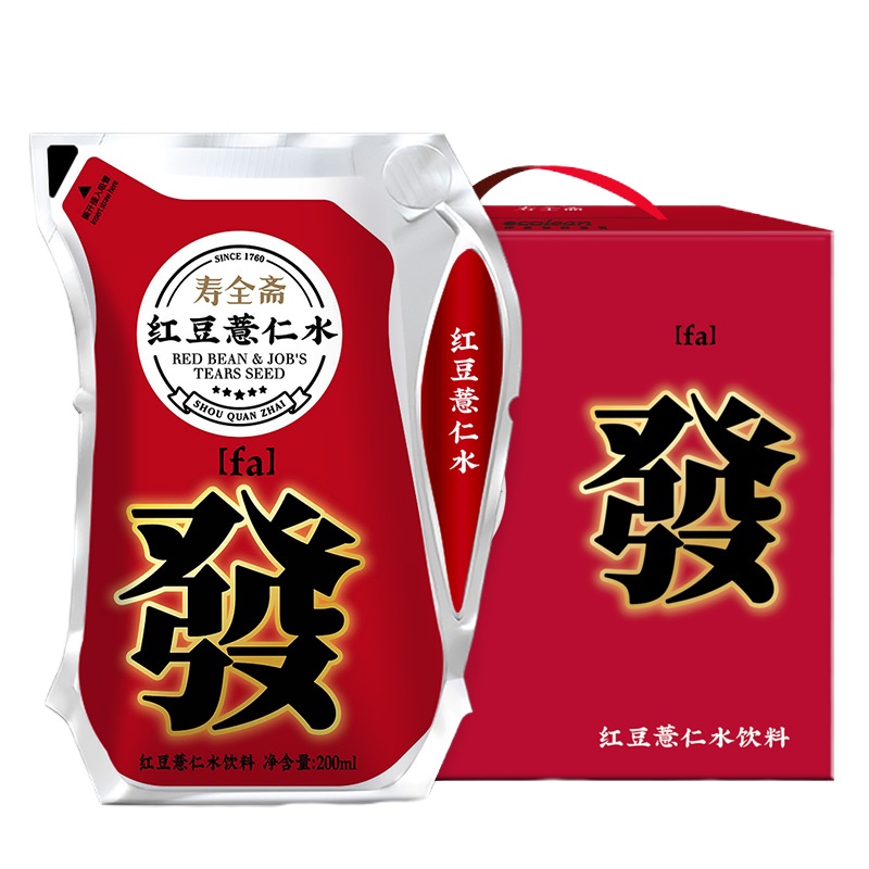 寿全斋 红豆薏仁水200ml*12袋/箱