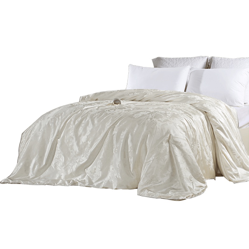 水星家纺蚕丝被100%蚕丝子母被国色娇兰春秋被/二合一被/冬被单双人四季保暖被芯新品