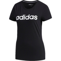 Adidas阿迪达斯NEO短袖女 新款NEO运动休闲舒适透气经典LOGO圆领短袖T恤