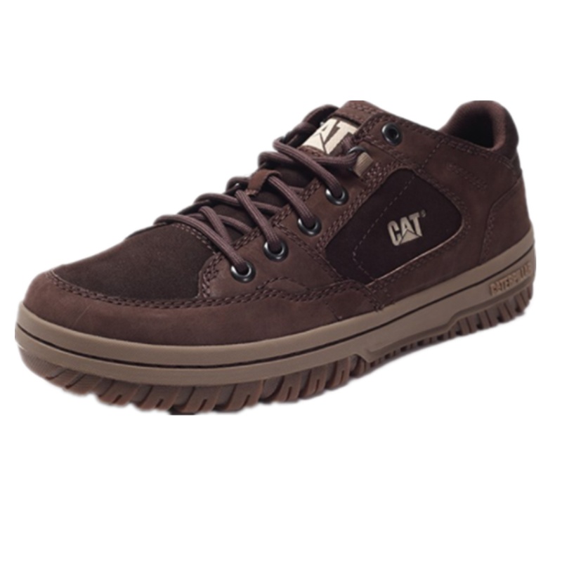 CAT男鞋牛皮低帮休闲鞋卡特户外工装鞋运动鞋板鞋 P719041