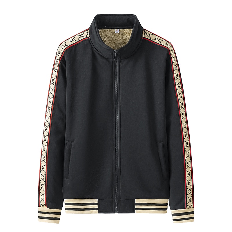 俞兆林(YUZHAOLIN)运动男士保暖棉卫衣冬季加绒加厚潮男装搭配帅气休闲外套