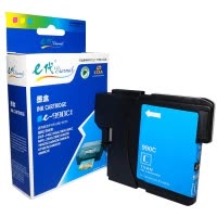 e代经典 T990C墨盒蓝色 适用兄弟DCP-145C/165C/385C/MFC-250C/290C/490CW/54