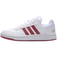 adidas阿迪达斯NEO女鞋低帮板鞋小白鞋休闲运动鞋B42099 B96299亮白+影迹栗红