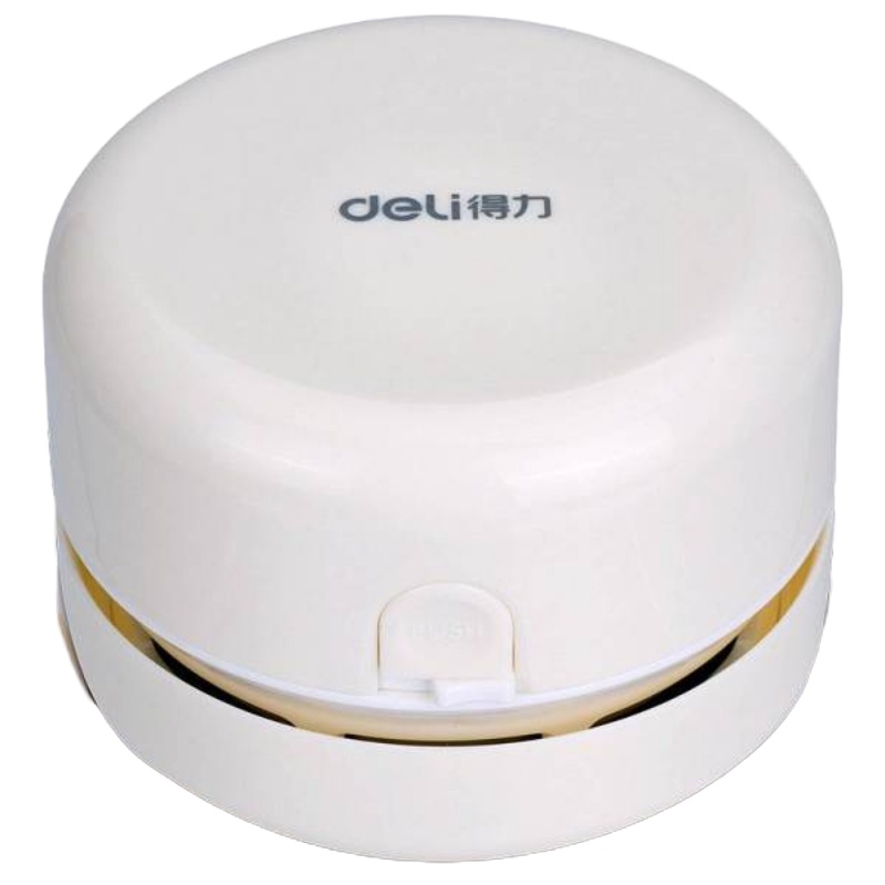 桌面清洁器得力18884充电式(浅蓝)