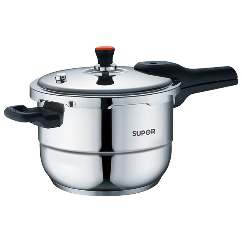 苏泊尔(SUPOR)压力锅YS22E 银河星304不锈钢 22cm 电磁炉燃气灶通用