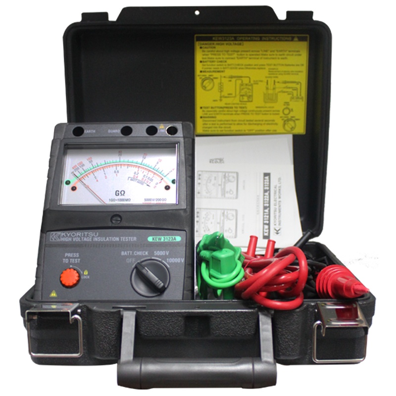 克列茨KYORITSU(日本共立)KEW3123A高压绝缘电阻测试仪