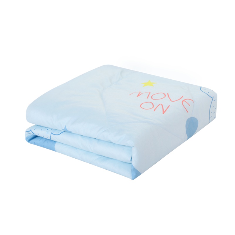 婴儿被子四季通用空调被夏季薄款纯宝宝幼儿园盖毯丝棉春秋儿童