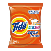 汰渍(Tide) 6920全效360度洁雅(百合香型)洗衣粉 300g/袋 24袋/箱