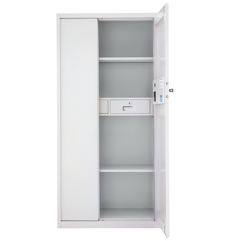 迪欧 DIOUS 储物柜 文件柜 器械柜 钢制铁皮柜 亚光灰色 带锁 票据柜 财务柜 通门电子保密柜 加厚款