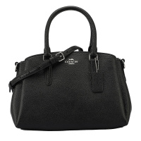 COACH 蔻驰 奢侈品 欧美时尚女士纯色皮革手提包气质单肩斜挎杀手包