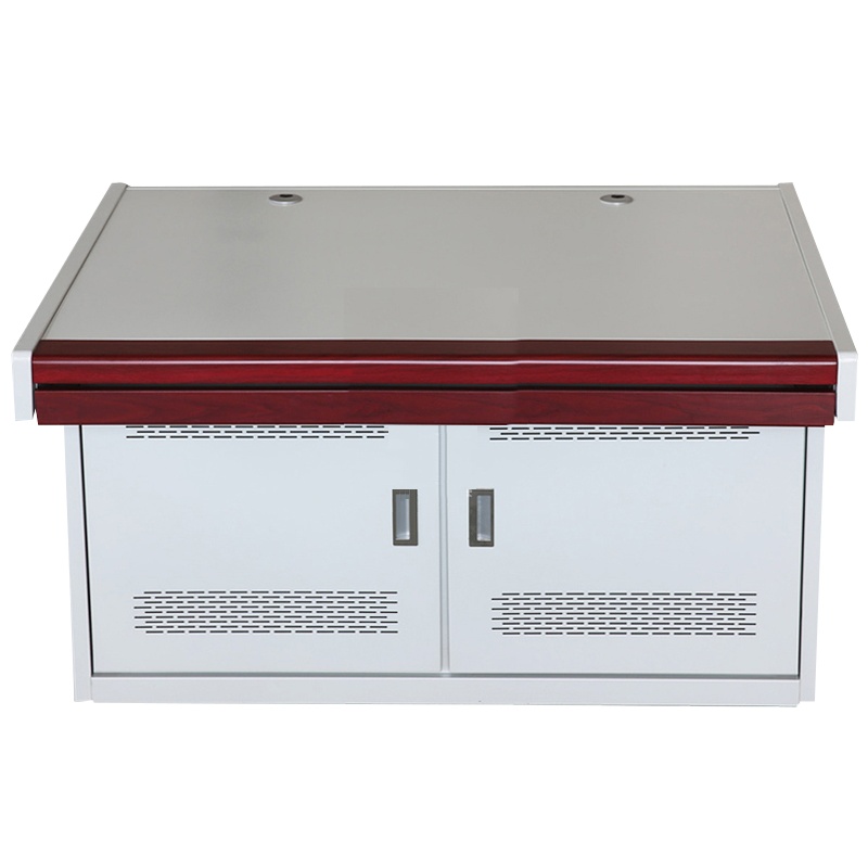 鑫虎威 监控中心操作台双联语音控制台拼装监控室平台做电脑监控桌控制台