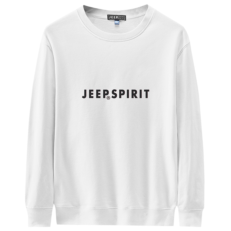 JEEP SPIRIT吉普卫衣男2021秋季新款韩原宿复古套头卫衣外套大码青少年宽松潮ins