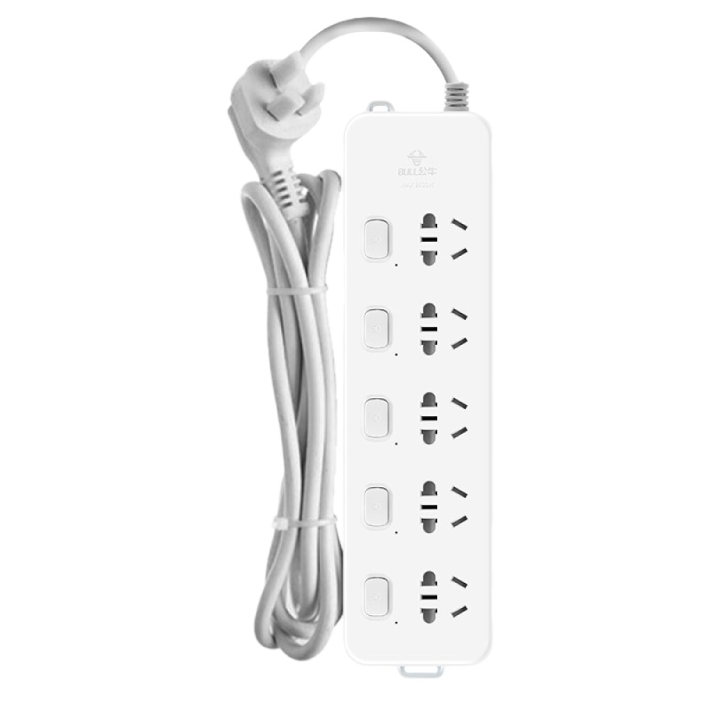 公牛 分控插座 GN-312 开关过载保护3米接线板排插插板 5位 25孔