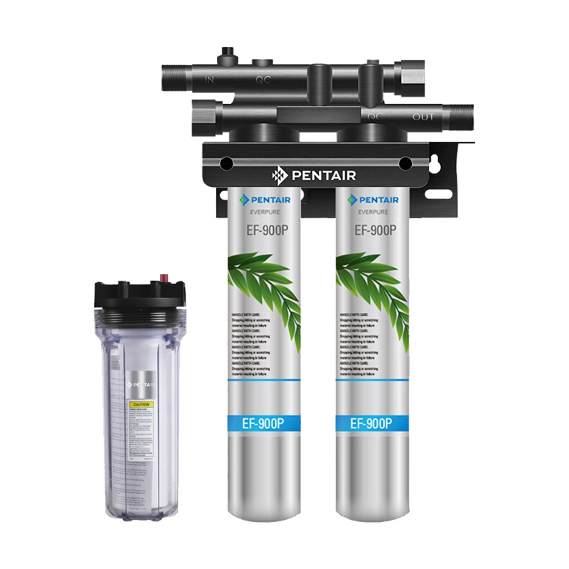 美国.爱惠浦(EVERPURE) 厨下式家用直饮净水器 EF-900PT母婴 3.6L/分钟超大流量 美国原装进口滤芯