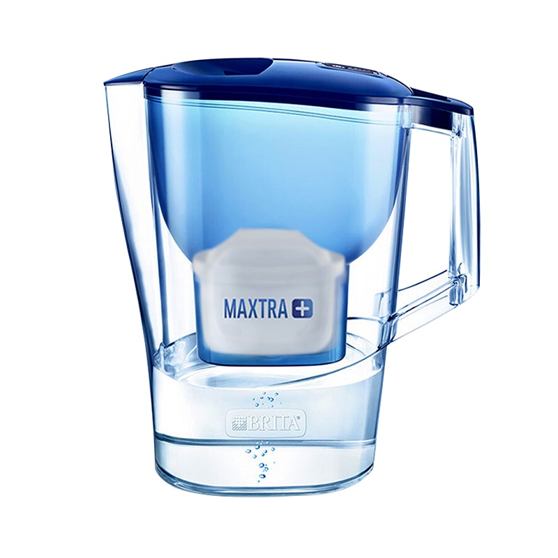 德国BRITA 碧然德厨房净水器滤水壶家用净水壶Aluna 3.5L光汐系列 蓝色1壶7芯