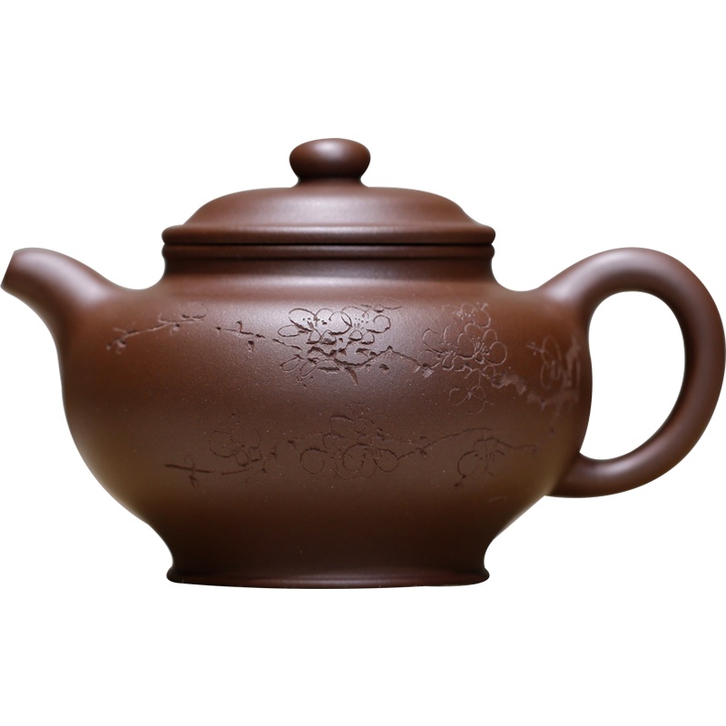 掇只正品国大师李昌鸿紫砂茶壶原矿底槽清纯全手工保真宜兴紫砂壶 研高李昌鸿 收藏品 配套礼盒包装