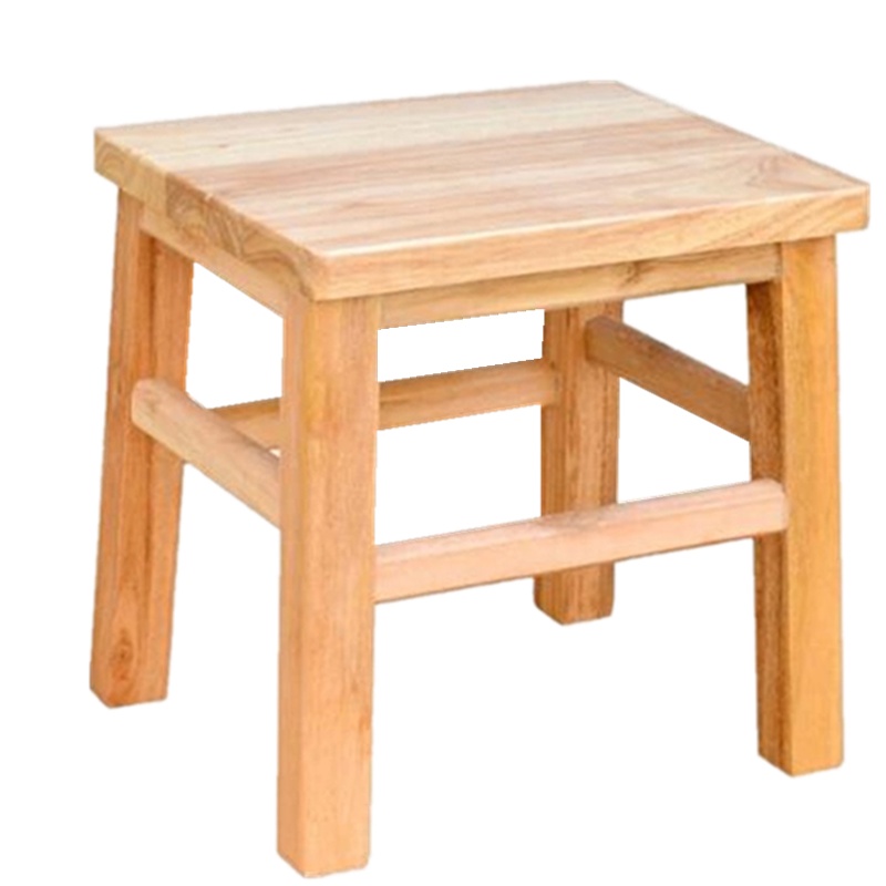 丰甲实木小板凳小矮凳方凳原木色FJ285