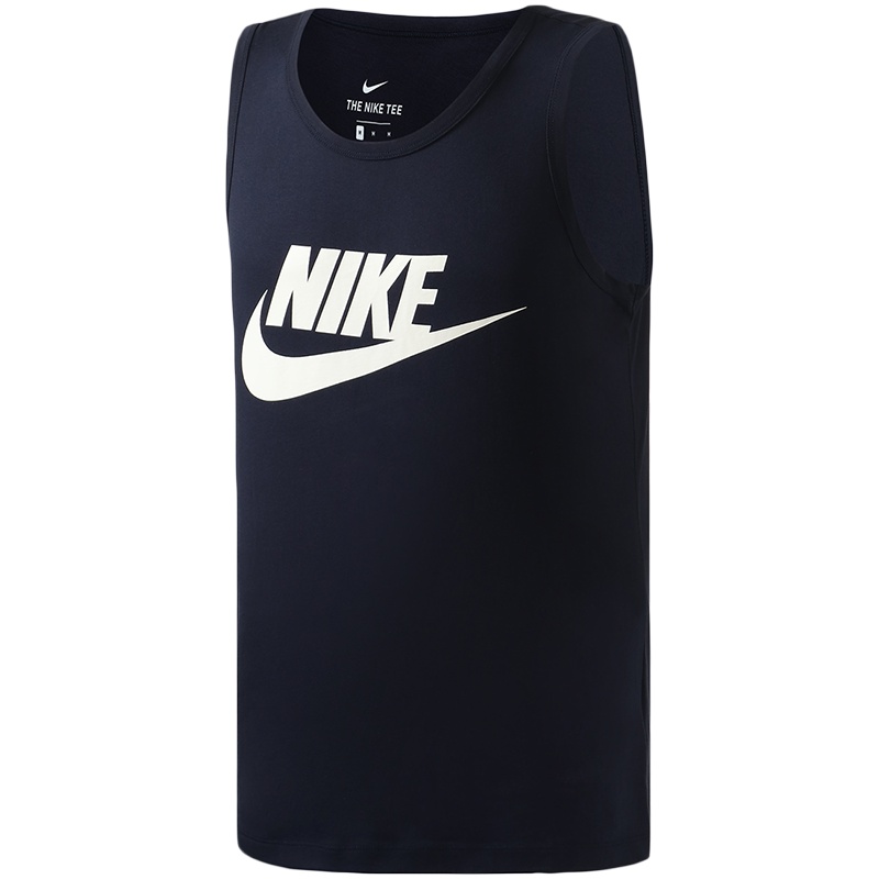 【自营】耐克男装运动背心时尚宽松印花圆领透气针织运动服AR4992