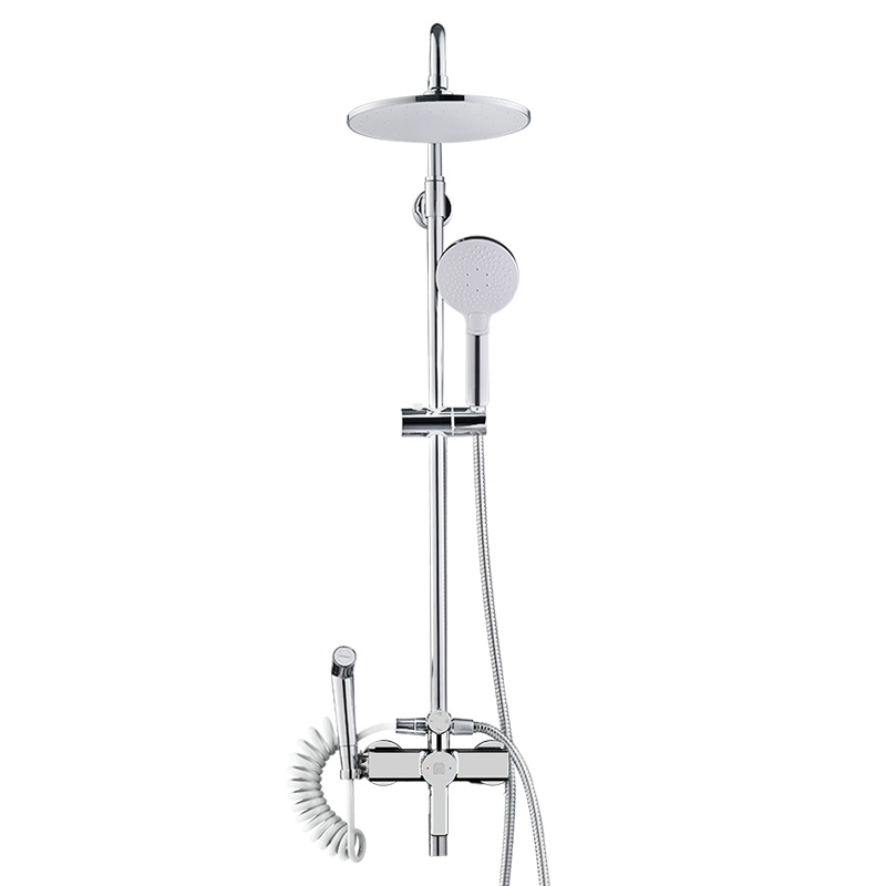 大白(diiib)淋浴花洒套装挂墙式多出水喷枪除垢三/四功能淋浴花洒