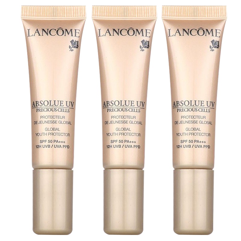 [专柜正品 顺丰速运]兰蔻(LANCOME)菁纯臻颜防晒隔离乳 中小样 SPF50 PA++++ 10ML*3