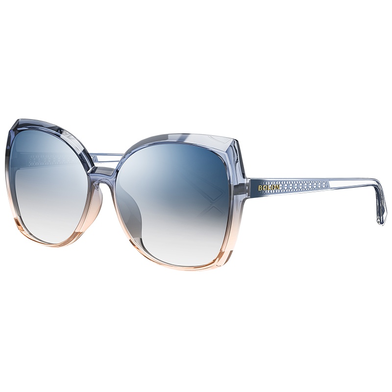 BOLON暴龙偏光太阳镜女士蝶形圆脸时尚墨镜潮流个性眼镜BL5017